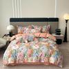 Пододеяльник с красочными цветами, пододеяльник в стиле сада, 100% хлопок, высококачественный комплект постельного белья размера «queen-size» для девочек и женщин