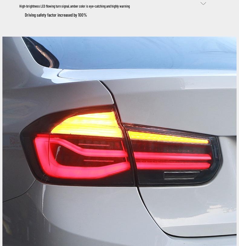 LED Taillight Assembly with Flowing Turn Signal for 2012-2018 BMW 3 Series F30/F35