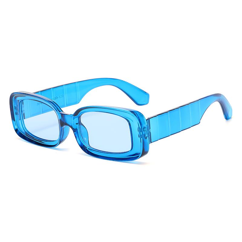 Women Square Colorful transparent Sunglasses Fashion Jelly Color Hip Hop Sunglasses Ladies classic Wild outdoor Shades Rectangle Sun Glasses