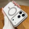 Роскошный чехол MagSafe с магнитной беспроводной зарядкой для iPhone 17 Air 11 12 13 14 15 16 17 Pro Max Plus, прозрачная жесткая задняя крышка.