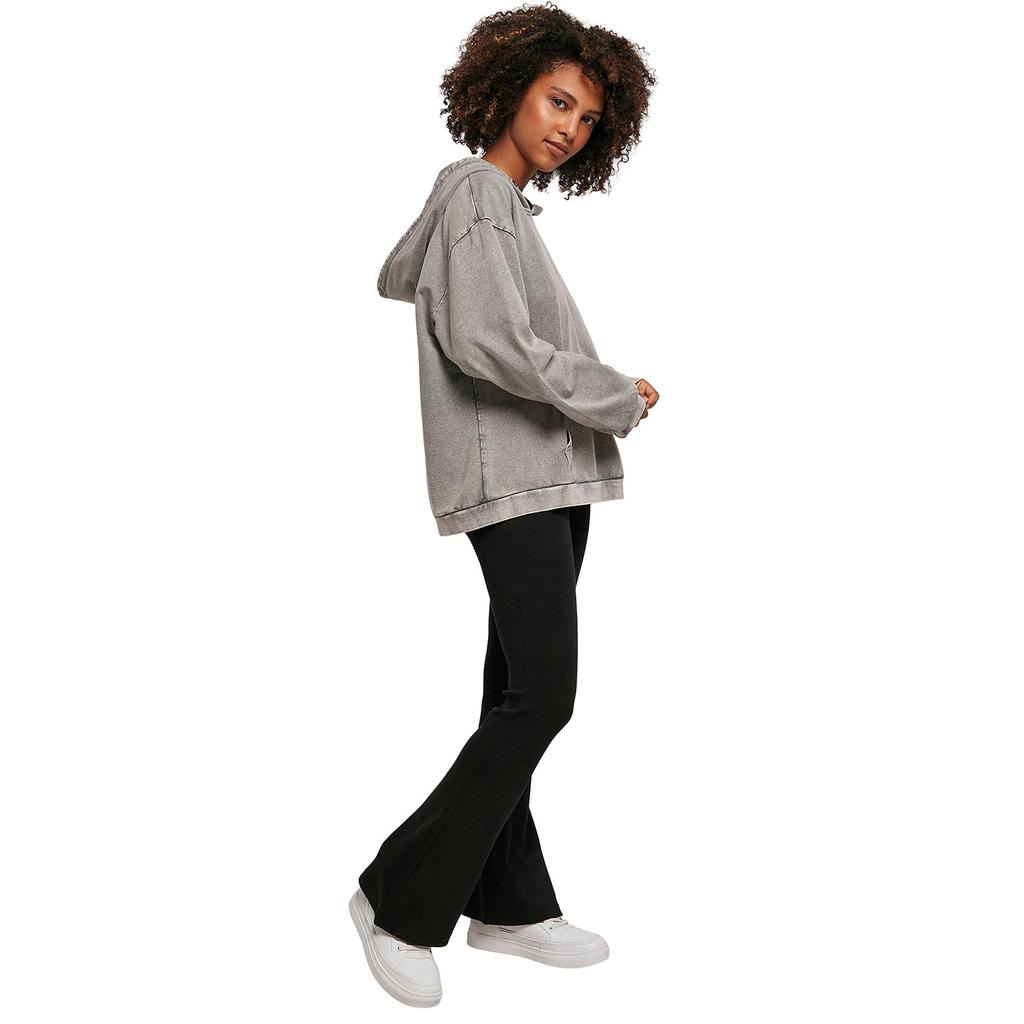 Build Your Brand Womens/Ladies Acid Wash Oversized Hoodie