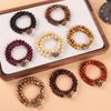 Sandalwood Bodhi Seed Double-Strand Bracelet - Tibetan Retro Ethnic Style for Men and Women
