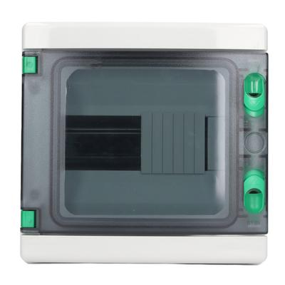Распределительная коробка защиты 8-позиционная IP65 водонепроницаемая для монтажа на DIN-рейку, коробка для автоматических выключателей для наружного и внутреннего применения