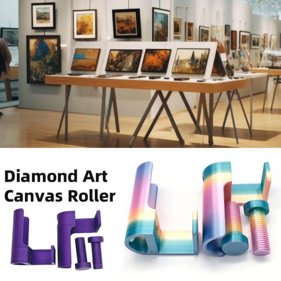 Холст для рисования стразами, подставка с регулируемыми настольными плоскогубцами, складная, DIY зажим для холста, аксессуар для поделок стразами