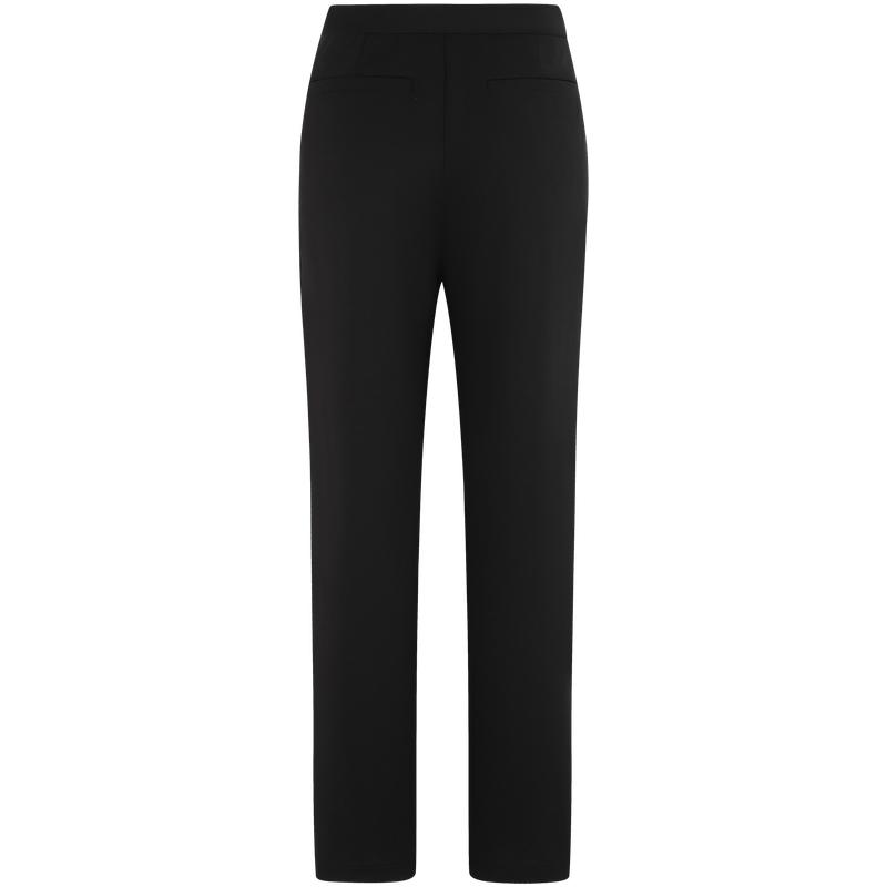 Calvin Klein Commuter Elastic Waist Simple Letter Knit Casual Pants Women Pants Space-Black J223488