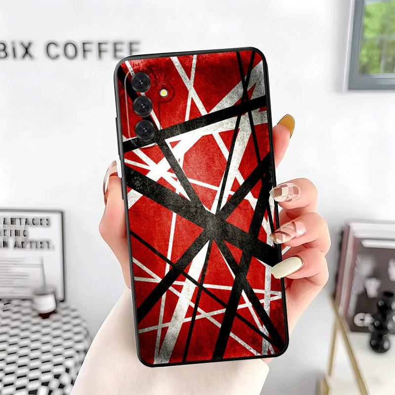 Eddie Van Halen Graphic Guitar Soft Phone Case for Samsung A17 A37 A57 A16 A26 A36 A56 A15 A25 A35 A55 A14 A24 A34 A54 A13 A23 A