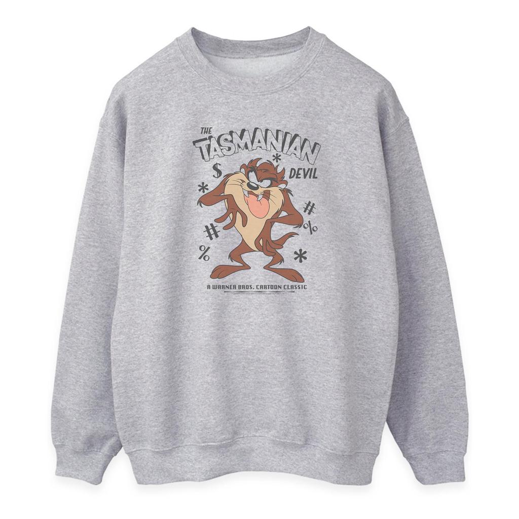 Looney Tunes Женский/женский свитшот Tasmanian Devil Vintage Heather