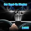 For HUD OBD Head Up Display OBD2 On-Board Computer Smart Digital Speed Meter With Overspeed Alarm Water Temperature Gauge