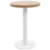 VidaXL Bistro Table Light Brown 50 Cm MDF