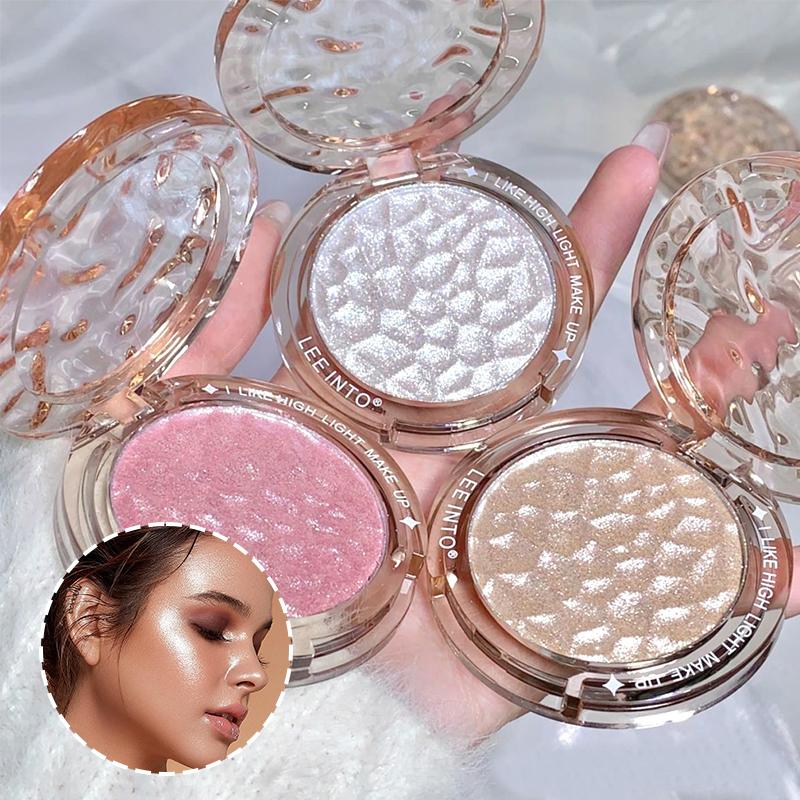 Crystal Bright Light high Gloss Powder Pearl Fine Flash Flash brightening makeup not fly Powder for young girls blush