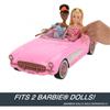 Hot Wheels RC Barbie Toy Car from Barbie The Holds 2 Barbie Trunk Opens for Storage Corvette, Battery-Operated Remote-Control Movie, Dolls,