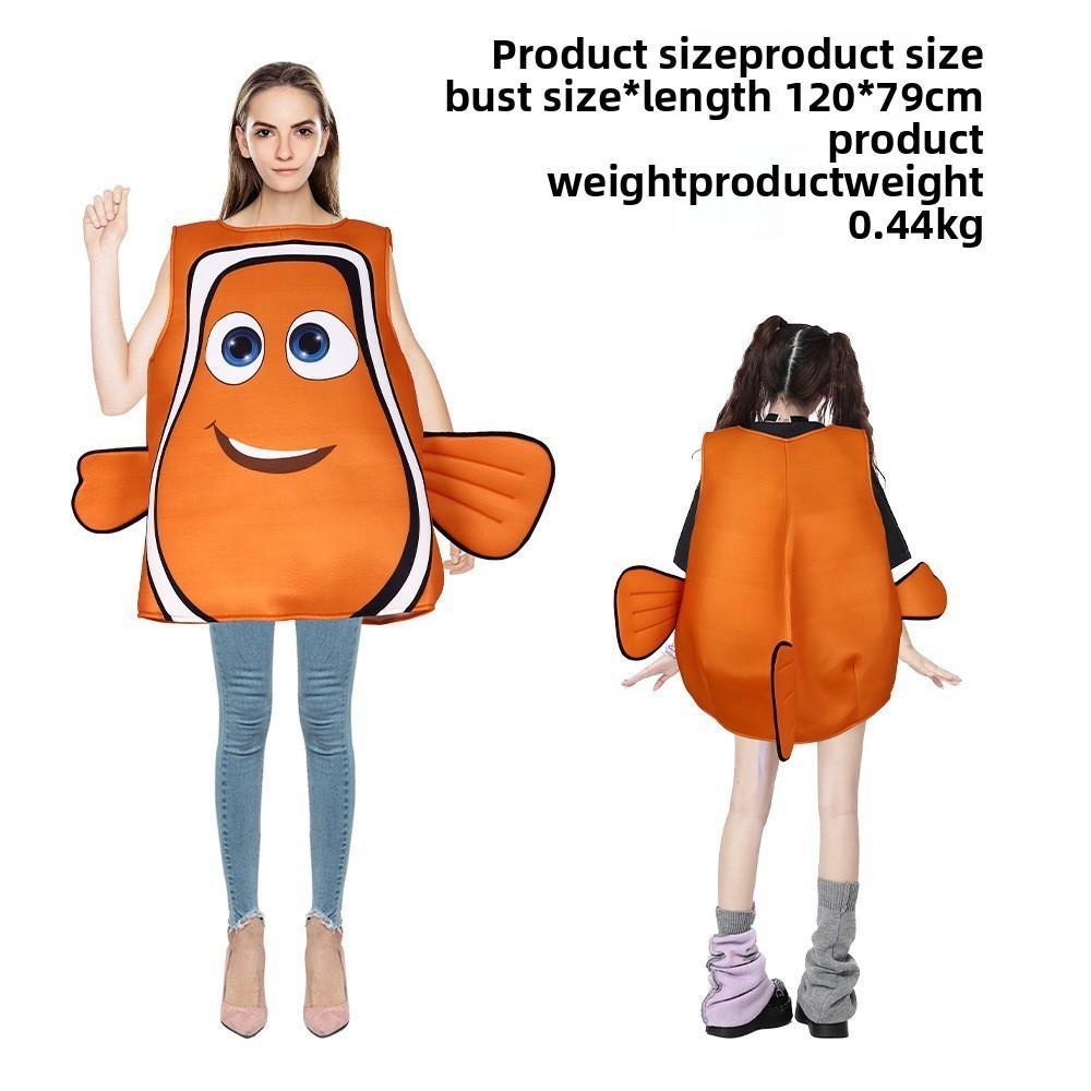 Finding Nemo Character Costume With Polyester Material For Cosplay And Parties