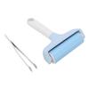 Roller and Tweezers Kit Hand Printmaking Roller for Leather Fabric Paper Wrinkle Bubble Removal