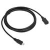 Micro USB 2.0 Male To Micro USB Female Extension Cable Extender Cord for Phone Tablet