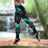 Daily Necessities Print Yoga Outfit for Women Fashion 3D Printed Workout Leggings Fitness Sports High Waist Casual Yoga Pants