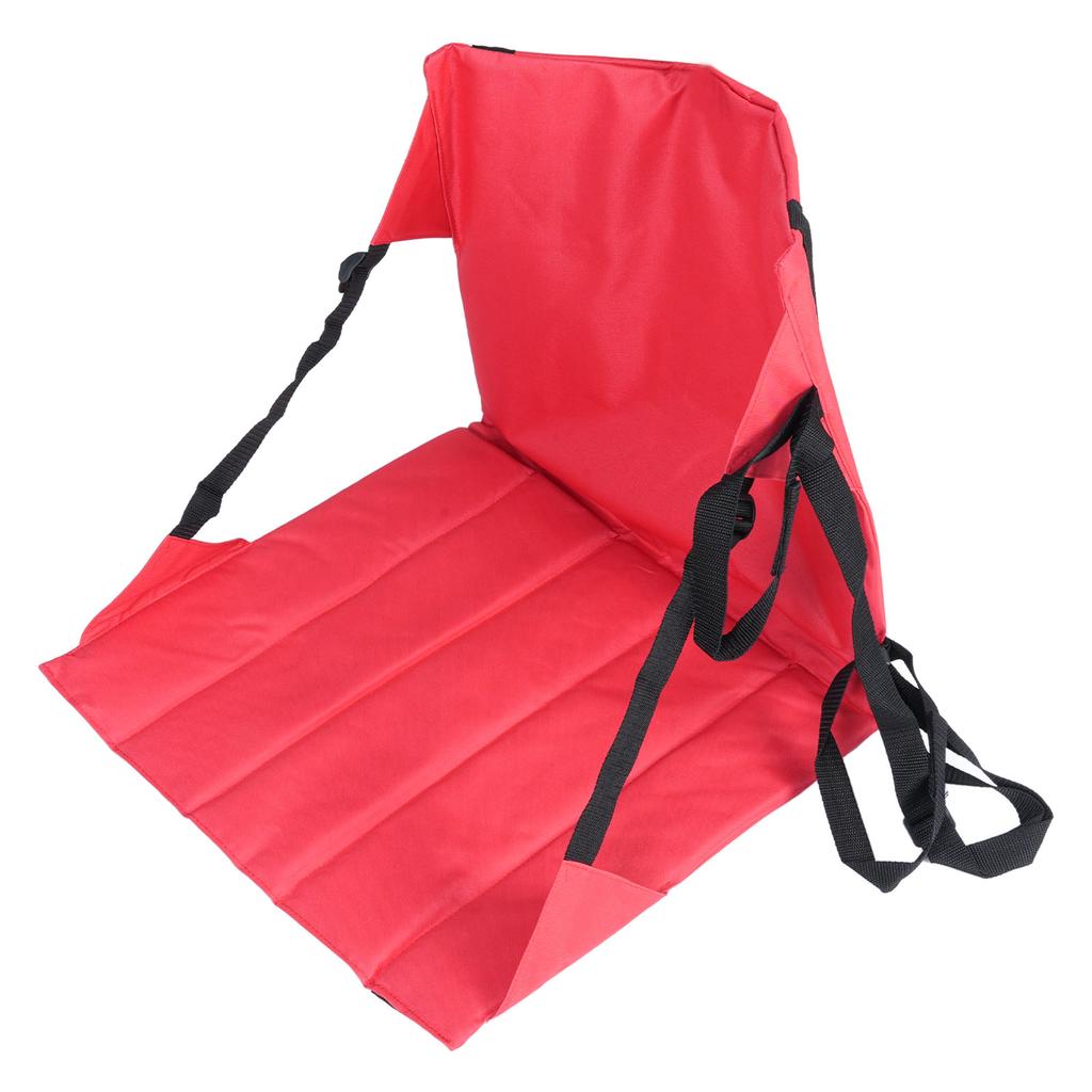 Portable Stadium Seats with Backrest Fibreglass Rod Oxford Fabric Comfortable Folding Bleacher Seat