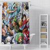 Горячая P-PieceS Аниме Японии Один Занавеска для душа Водонепроницаемая Полиэстеровая ткань Краска Занавеска для ванной Домашний Декор для ванной Занавеска с крючком