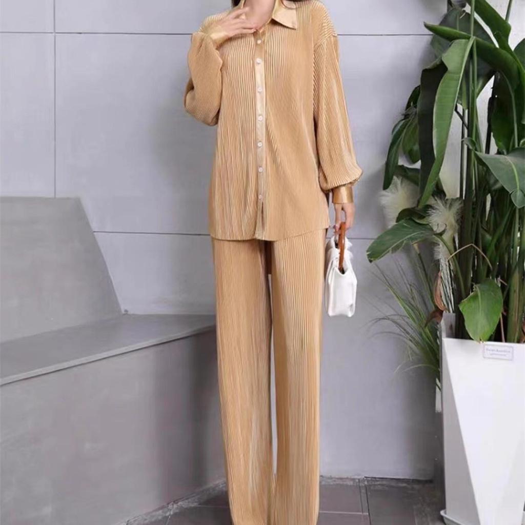 New Autumn and Winter Loose Leisure Suit Design Fashion 2 Two Pieces Sets Women Suits