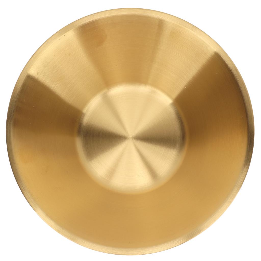 Салатницы из нержавеющей стали, золотые, двухслойные, изысканные, декоративные, золотые, для смешивания на кухне