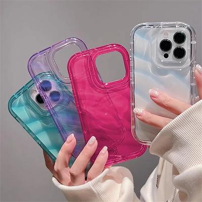 Роскошный чехол с волнистым рисунком для Iphone 11 15 Pro Max, чехол для Iphone 14 13 Pro Max XR 7 8 Plus X Xs SE 6s14Promax Silicon Funda