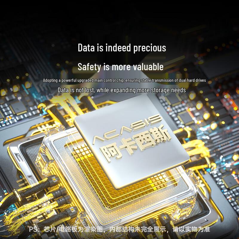 Двухдисковая внешняя док-станция Acasis EC-6104 для жестких дисков