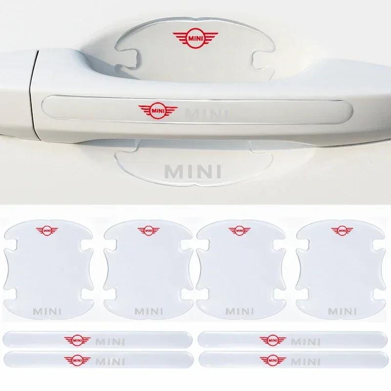 Car Door Handle Bowl Transparent Sticker Strips for Mini Cooper R55 R56 R57 R58 R59 R61 F55 F56 F54 F57 F60 CLUBMAN COUNTRYMAN