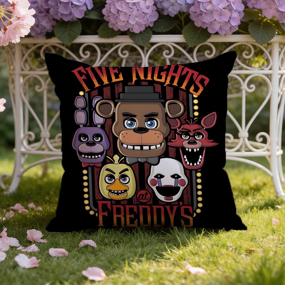 Аниме F-Five N-Nights at Freddy's Наволочка для подушки Домашняя и автомобильная Двухцелевая наволочка: Двусторонняя конструкция для максимального комфорта