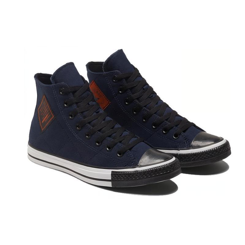Converse Chuck Taylor All Star Удобные и Универсальные Амортизирующие Эспадрильи Хайтопы Унисекс Темно-синий