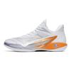 Anta Легкие кроссовки Crazy 4 Rocket Tail Flame с нескользящей подошвой и износостойким верхом для баскетбола, мужские кроссовки белого и оранжевого цвета 112321113-1