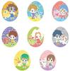 Bell Fine Digimon Adventure Trading Egg Shape Can Badge 8 Pieces BOX
