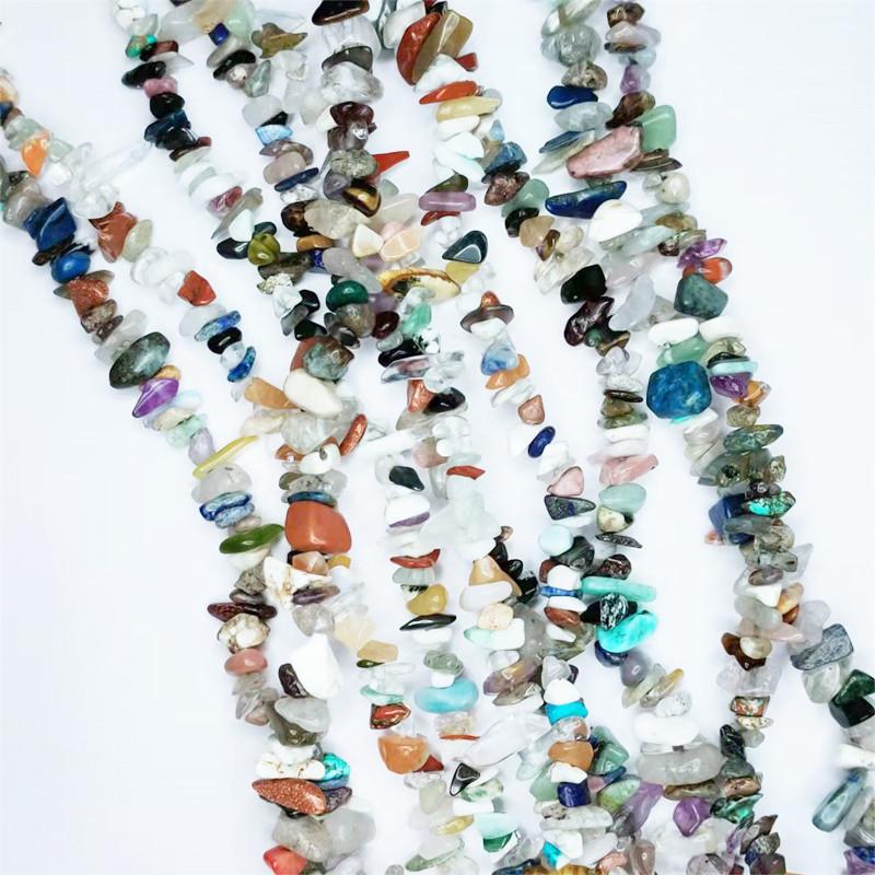 Бусины из натурального агата 5-8 мм для самостоятельного изготовления ювелирных изделий