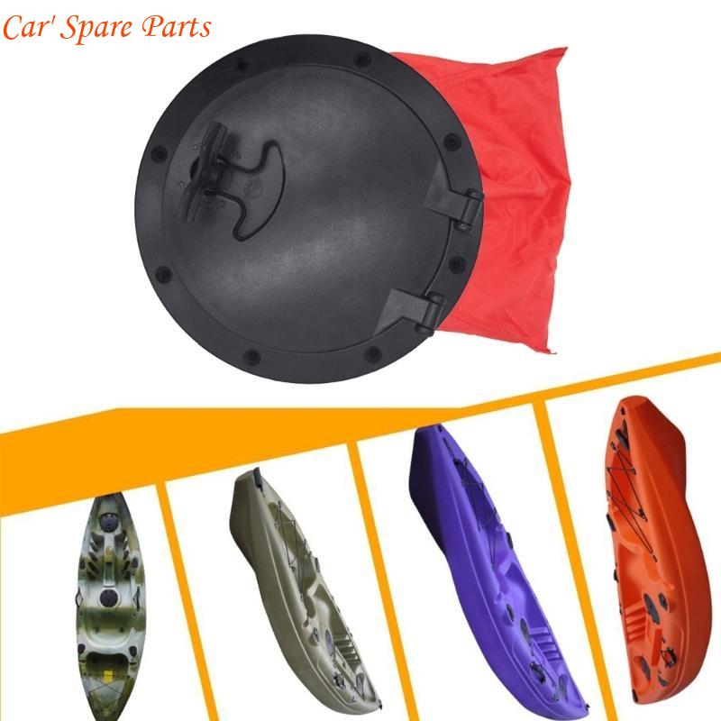 Y4UA 6Inch Kayaks Deck Plate Marine Cover Deck Plate With Storage Bag