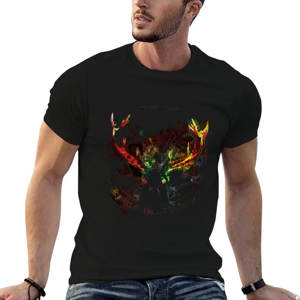 Horned Head A deep Thing Old Gods of Appalachia TShirt Casual Trendy Streetwear Tee Shirt