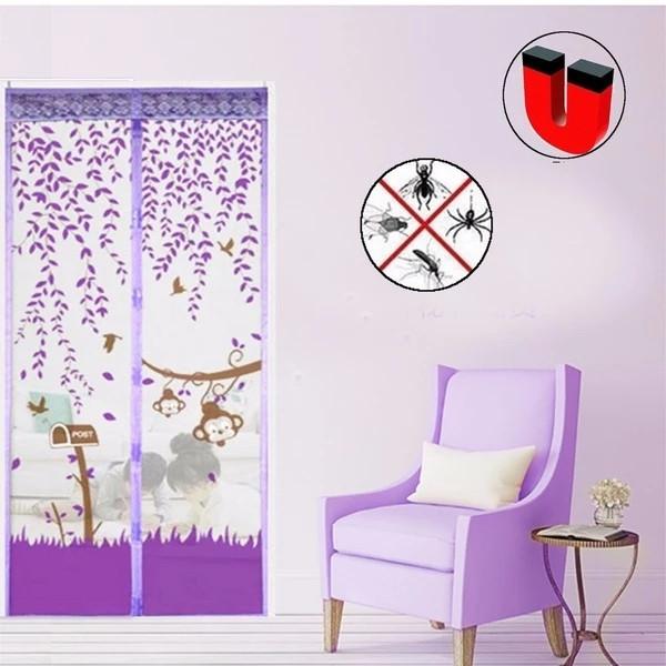 Anti-mosquito Curtain Magnetic Household Bedroom Partition Ventilation Summer Screen Window Magnet Door Screen Net
