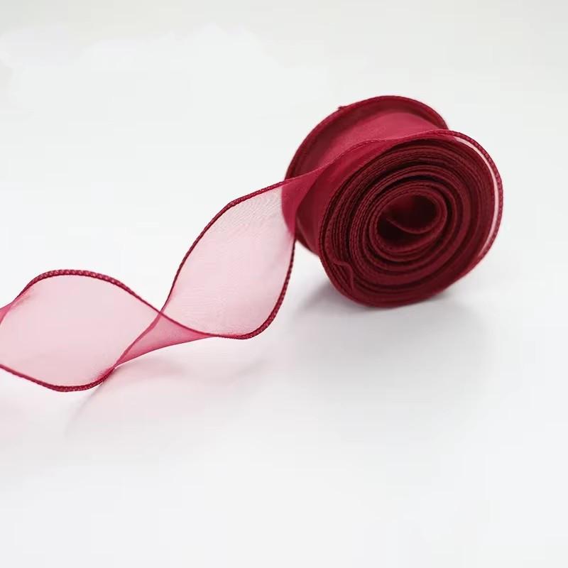 1 шт. 9 м/рулон шифоновая шелковая лента органза атлас для самостоятельного изготовления подарочной упаковки украшения свадебных букетов венков швейных принадлежностей