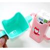 Flexa Milk Case Blue Lion + Mini Pack Mint + Cheese Case Mint Lion + Straw 60p, Mixed Colors, 1 Set