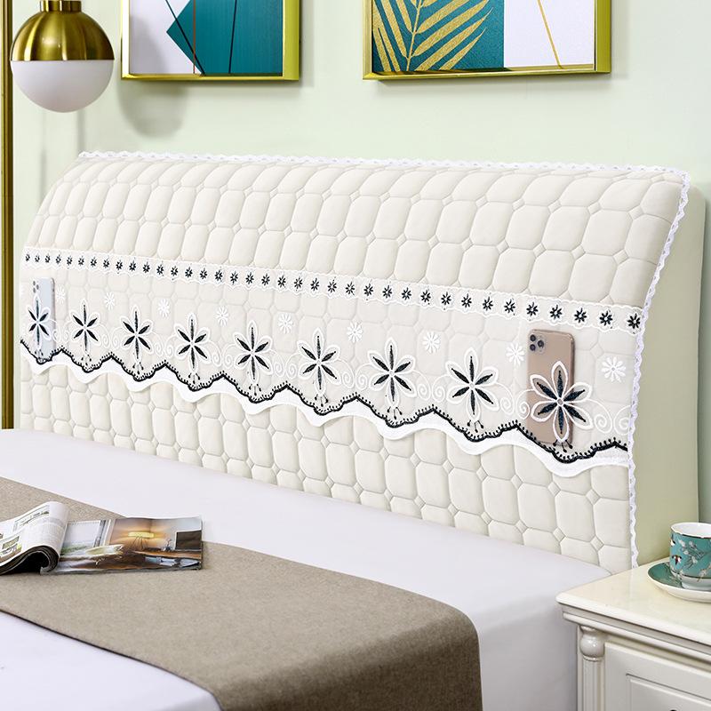New Thickened Headboard Cover All Inclusive Simple And Elegant Dust-Proof Cover For The Headboard Resistant To Bumps And Impacts