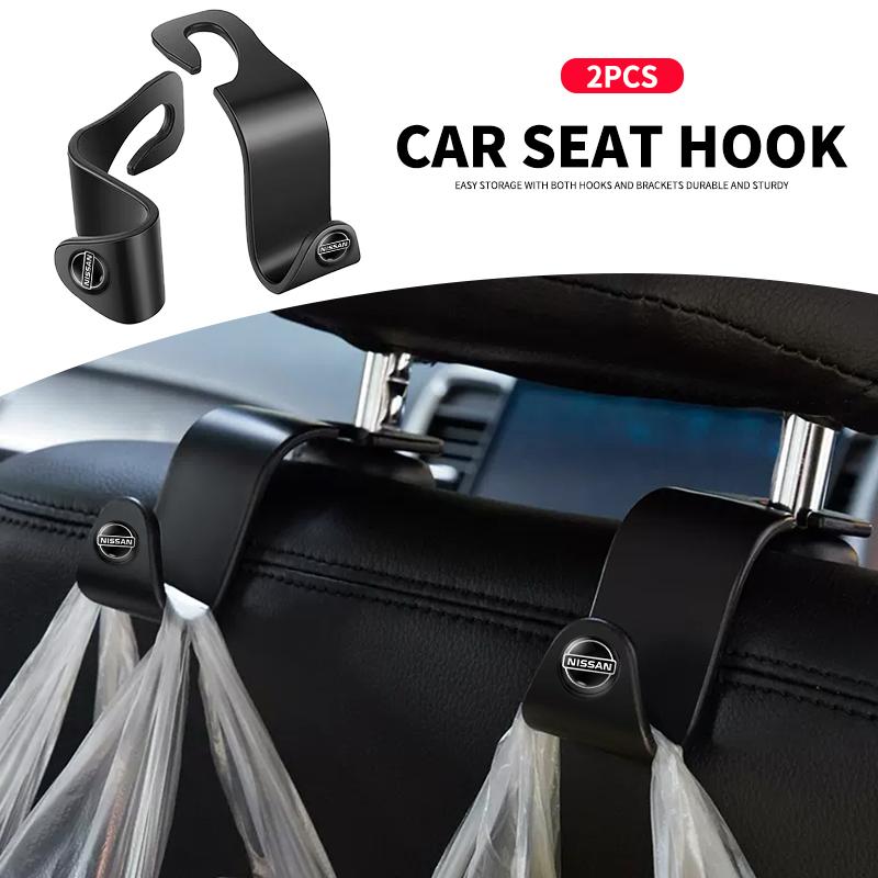 Car Front Seat Storage Organizer Holder Hooks Car Interior Accessories For Nissan Nismo Tiida Teana Skyline Juke X-trail Qashqai