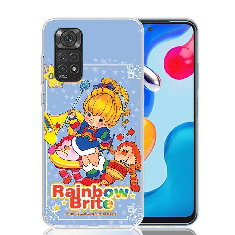 R-Rainbow Cute Brite Phone Case For Xiaomi Redmi Note 13 14 15 Pro Plus 12S 12 14S 11S 11E 10 10S 11 11T 5G 4G Cover Coque Redmi