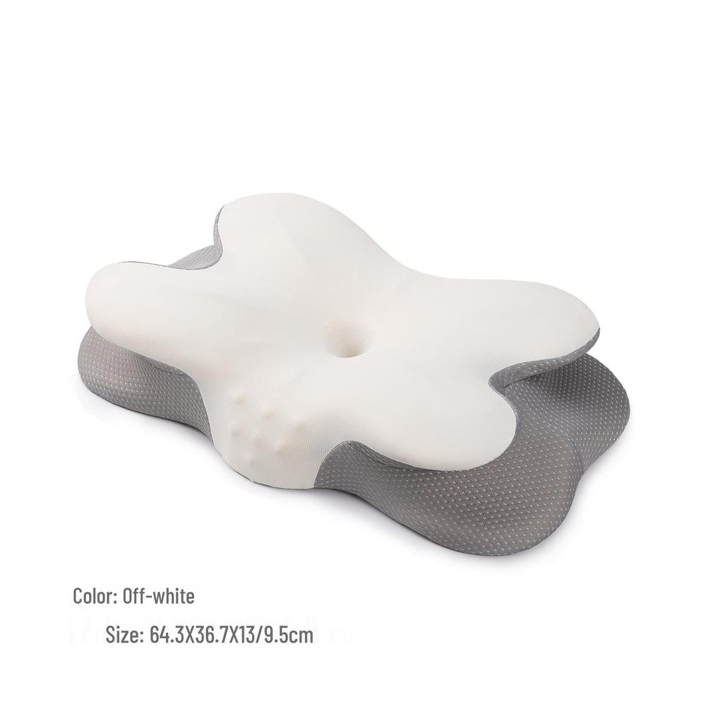 Эргономичная подушка с эффектом памяти для поддержки шеи для спящих на боку