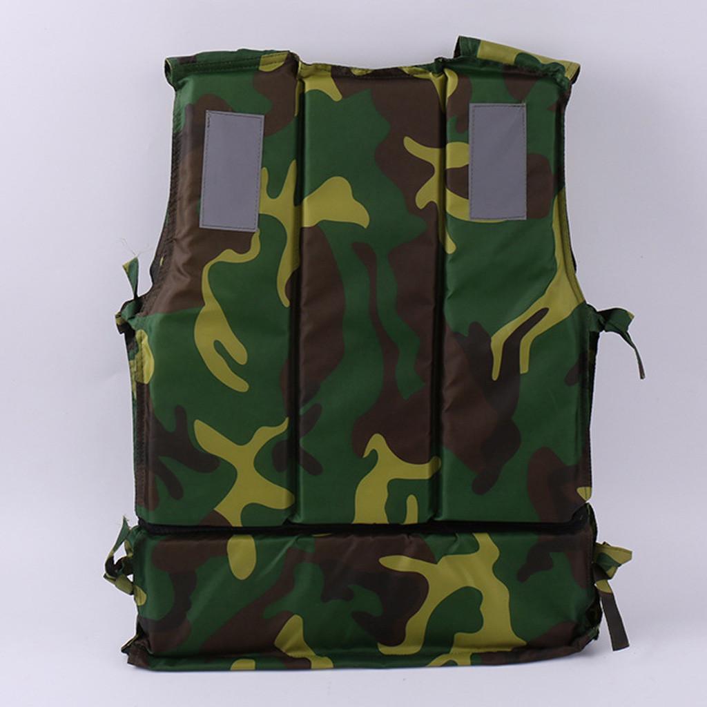 (Kung Pao Chicken)Adults Life Jacket Aid Vest Kayak Buoyancy Fishing Watersport