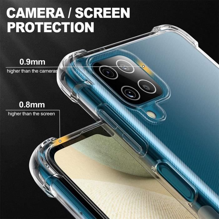 Мягкий защитный чехол для Samsung Galaxy A12 - PROSHOP - Прозрачный - 4 усиленных угла противоударный