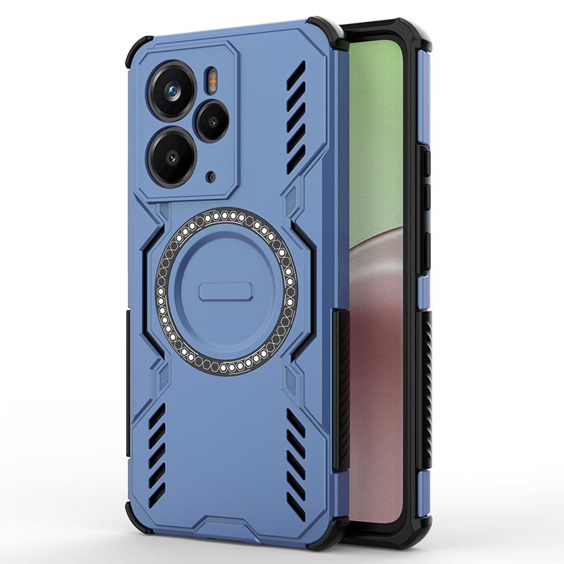 KEYSION Полый чехол для отвода тепла для Realme 14 Pro+ 5G Магнитное охлаждение Ударопрочный чехол для телефона для OPPO Realme 14T 5G 14 5G