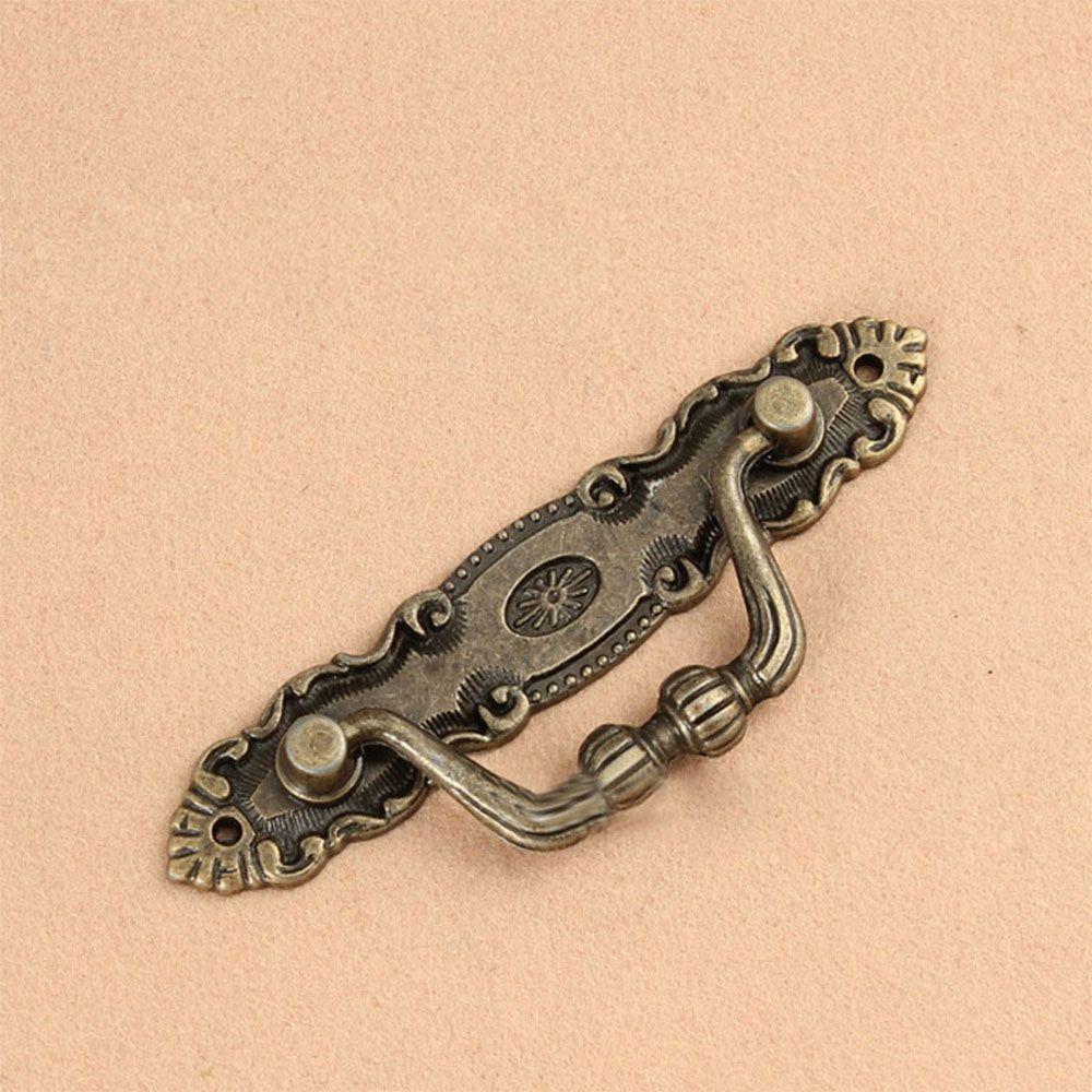 Ручки Шкаф Ящик Цинк Цинк Цинковый сплав Шкафы Ручки Тяги Бронза Ручки для шкафа Европейский Современный