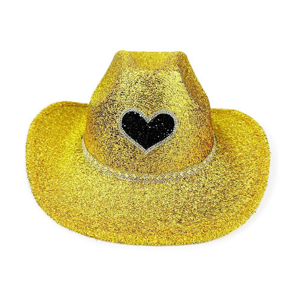 Western Cowboy Hat Glitters Cowgirls Cap Fashion Stage Show Hat for Men Women
