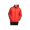 Neo Classic Three Stripes Hooded Cotton Jacket Men Jacket Black Red GP4927