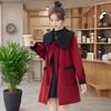 Doll Collar Woolen Coat Autumn and Winter New Versatile Double-breasted Thick Wool Coat