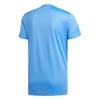 Adidas T Shirts Men's Blue Crew Neck Moderate Straight Fit EK2857
