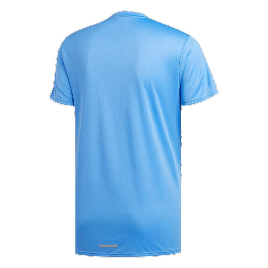 Adidas T Shirts Men's Blue Crew Neck Moderate Straight Fit EK2857