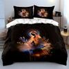 "Abstract Halo Floral Bedding" Bedding Duvet Cover Set Duvet Cover Pillowcases  (1 * Duvet Cover 2 * Pillowcases, without duvet insert)